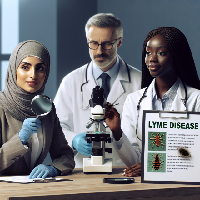 A doctor discussing Lyme Disease management strategies with a patient.