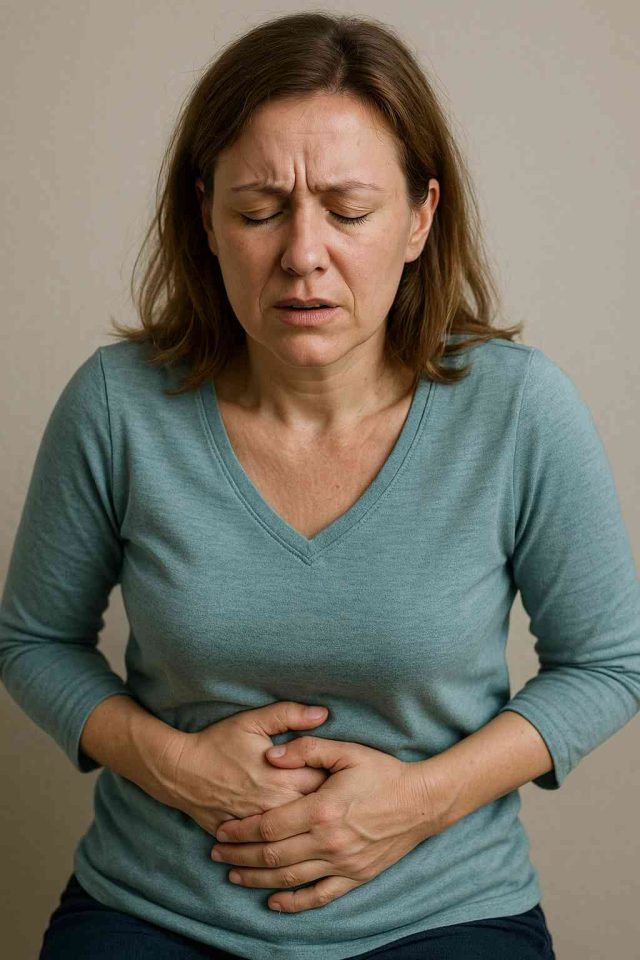 Patient and gastroenterologist reviewing ulcerative colitis symptoms during an appointment