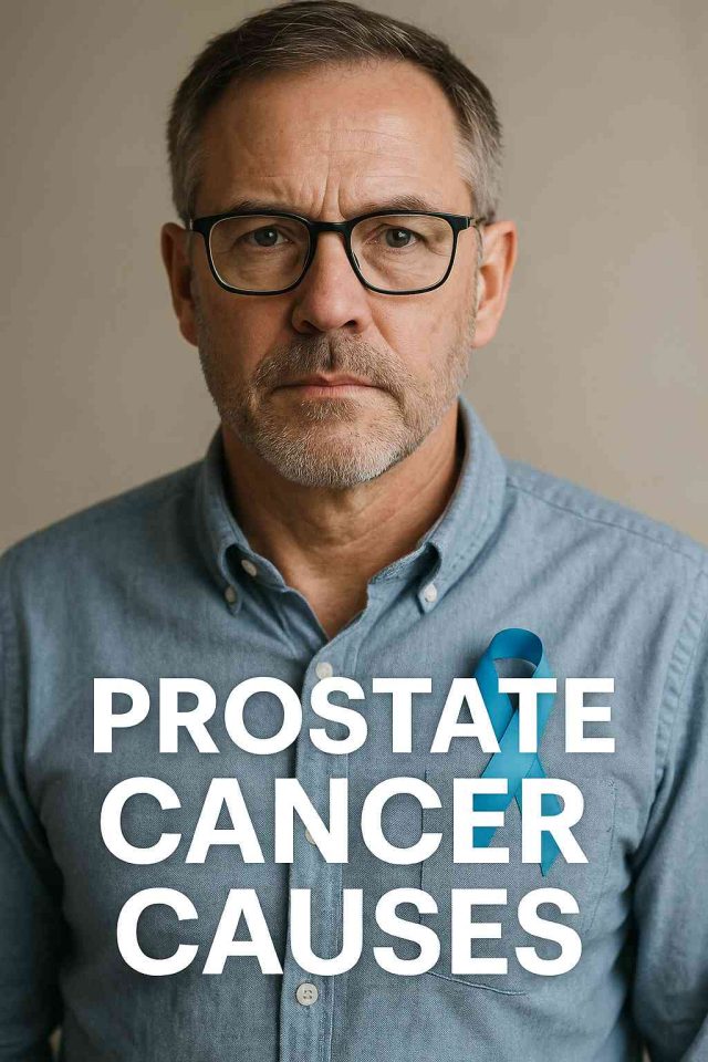 Physician and patient reviewing prostate cancer cause and risk factors
