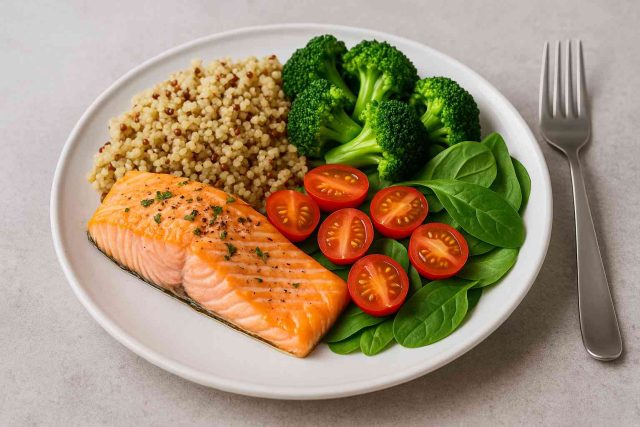 Ulcerative colitis diet meal with chicken